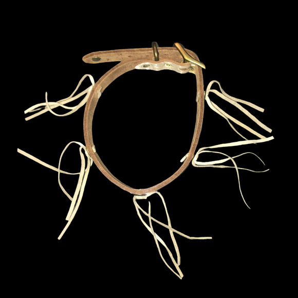 HANDMADE LEATHER DOG COLLAR - Picture 4 of 6